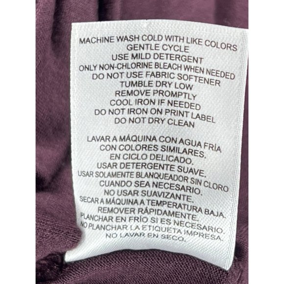 32° Heat top size XXL purple jersey round neck long sleeve four-way stretch - Picture 15 of 15